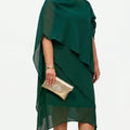 Zahra Chiffon Events Dress - Emerald