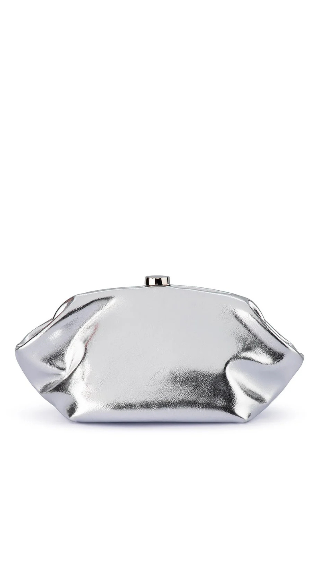 Olga berg silver clutch sales