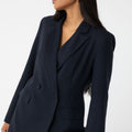 Midtown Longline Blazer - Navy