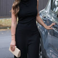 Hannah Linen Rami Pants- Black