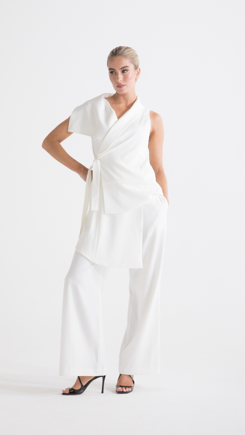 Aliza Vest - White
