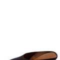 Mollini Loe Leather Mules - Chocolate