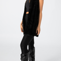 Victoria Soft Faux Fur Vest - Black