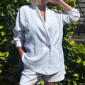 Marley Linen Shorts - White