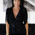 CTL Sequin Events Top - Black