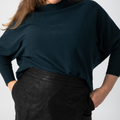 Allegra Lightweight Cotton Knit - Teal