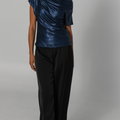 Bette Metallic Top - Blue