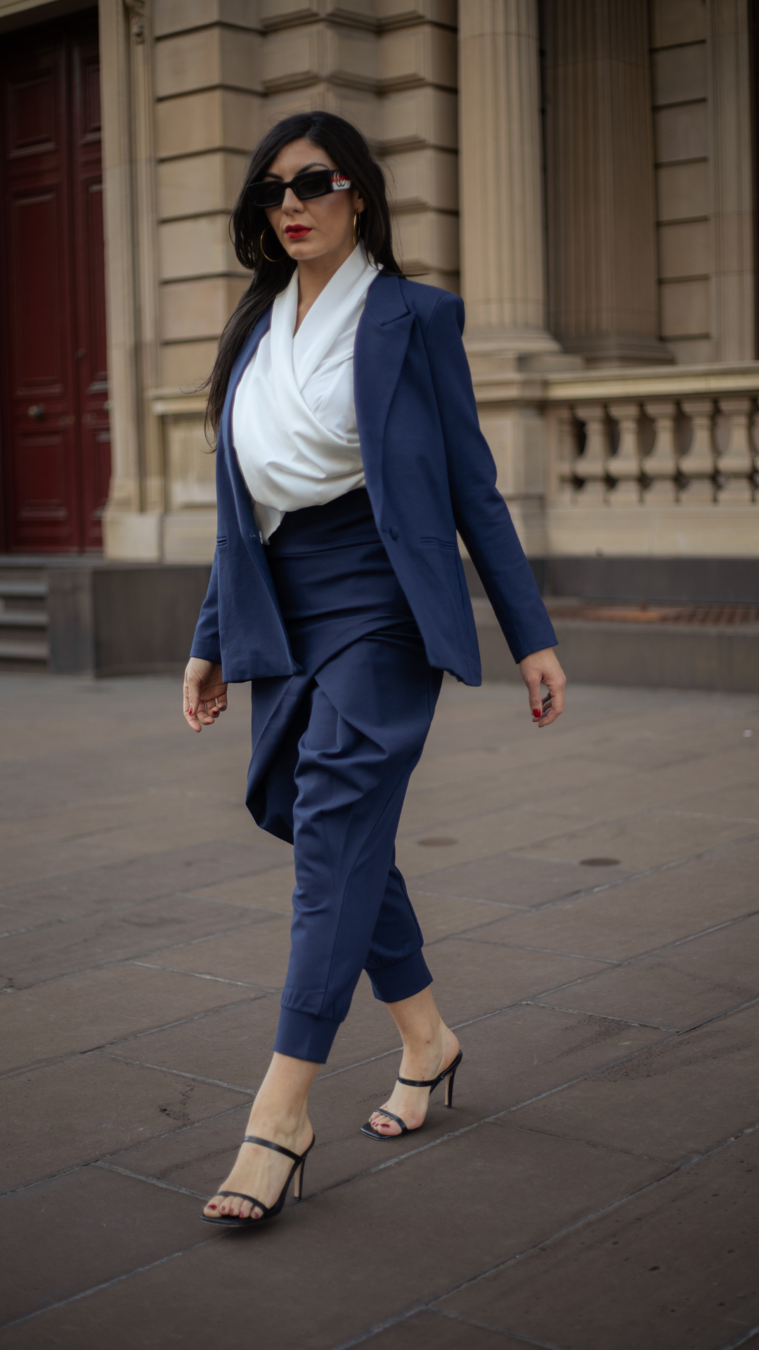 Chester Ponte Blazer Navy – Cazinc The Label