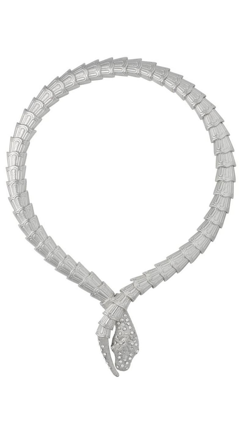 Kitte Serpent Necklace - Silver