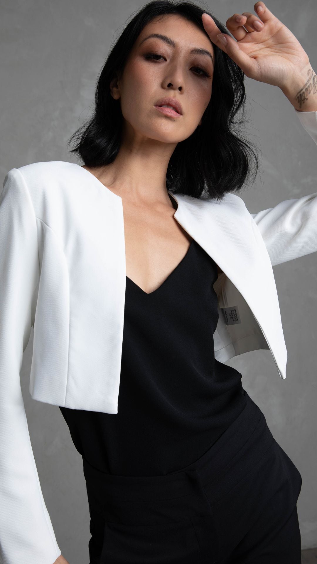 Emporium Bolero Jacket White – Cazinc The Label