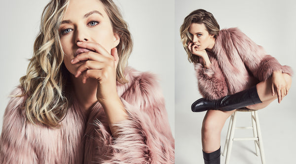 How To Style A Pink Faux Fur This Winter.