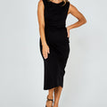 Reese Cotton Air Dress - Black