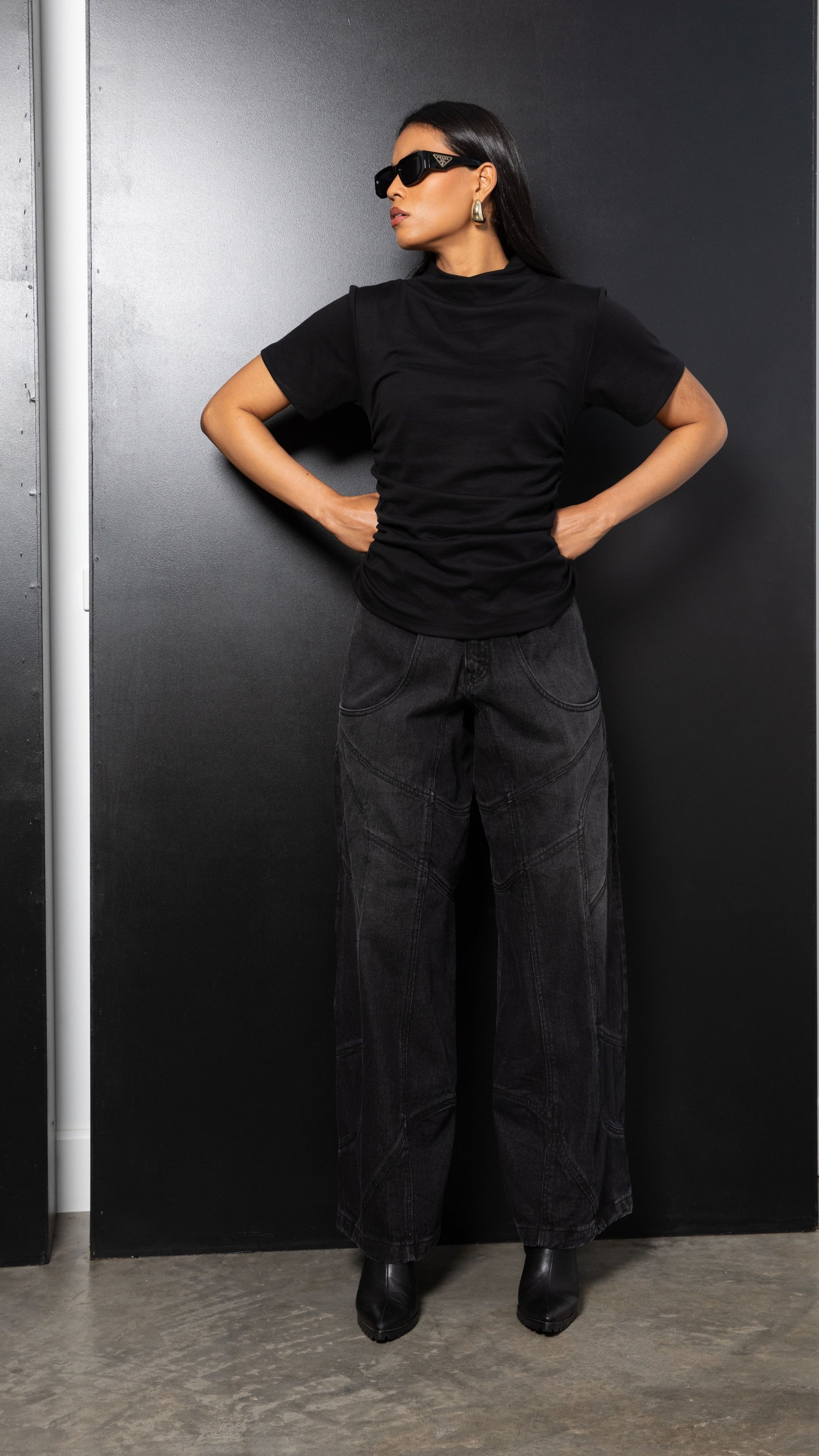 Limited Edition Streetwear Jeans - Black