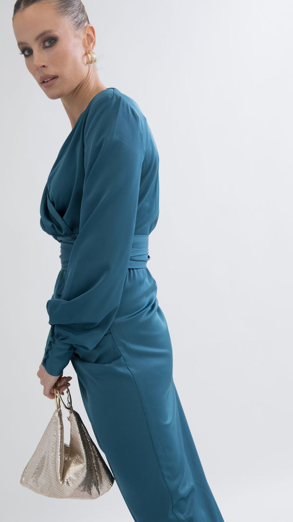 Lila Dress - Teal