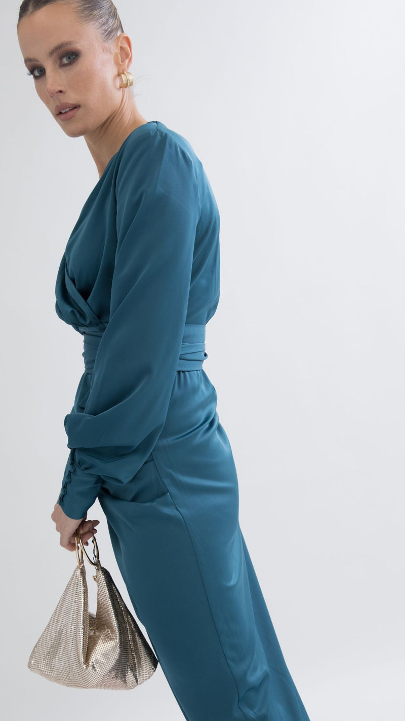 Lila Dress - Teal