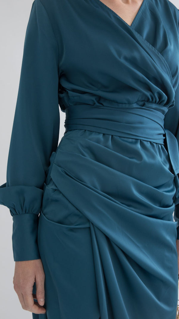 Lila Dress - Teal
