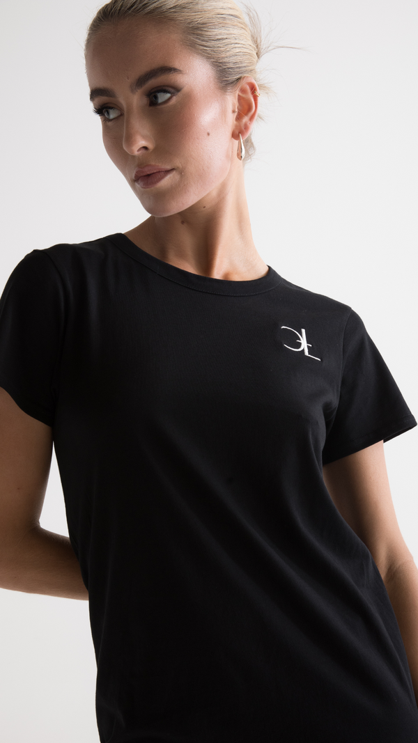 Organic Cotton CTL Logo Dress - Black