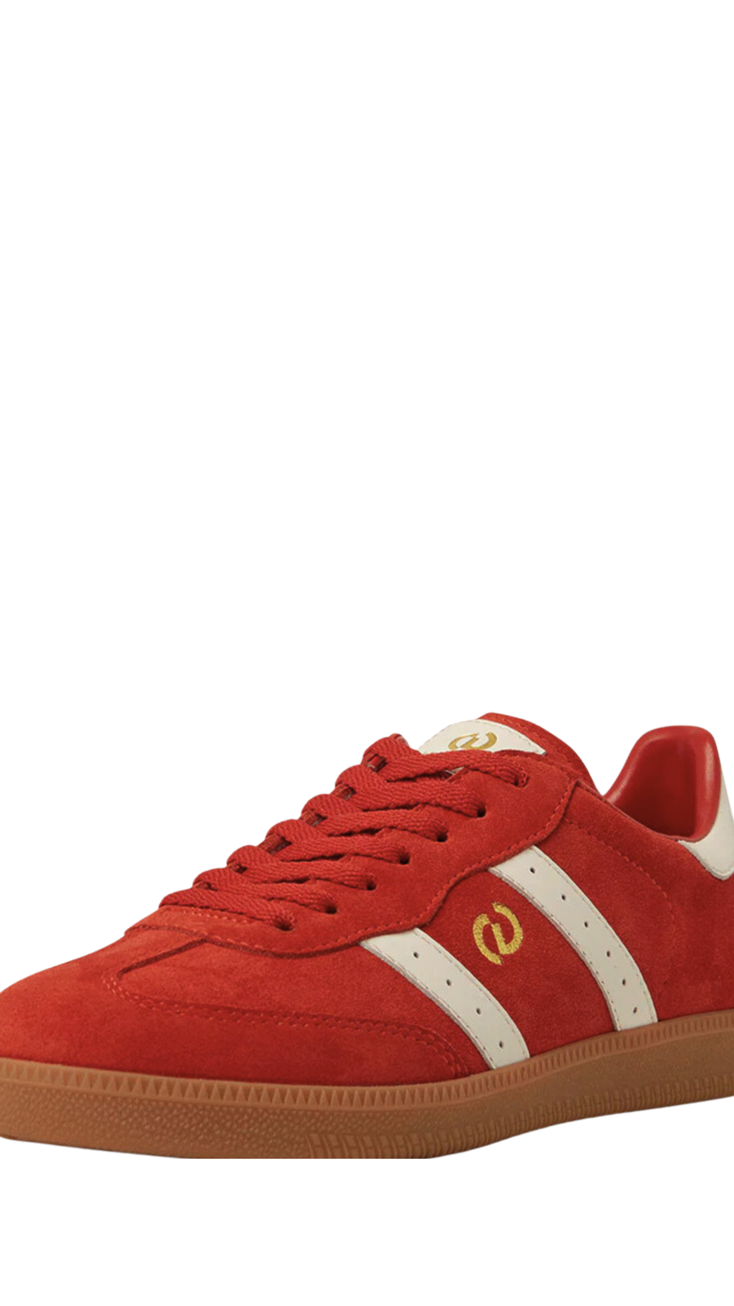 Goodsole - 2001 Parallel - Red Suede Soft Suede/White Leather