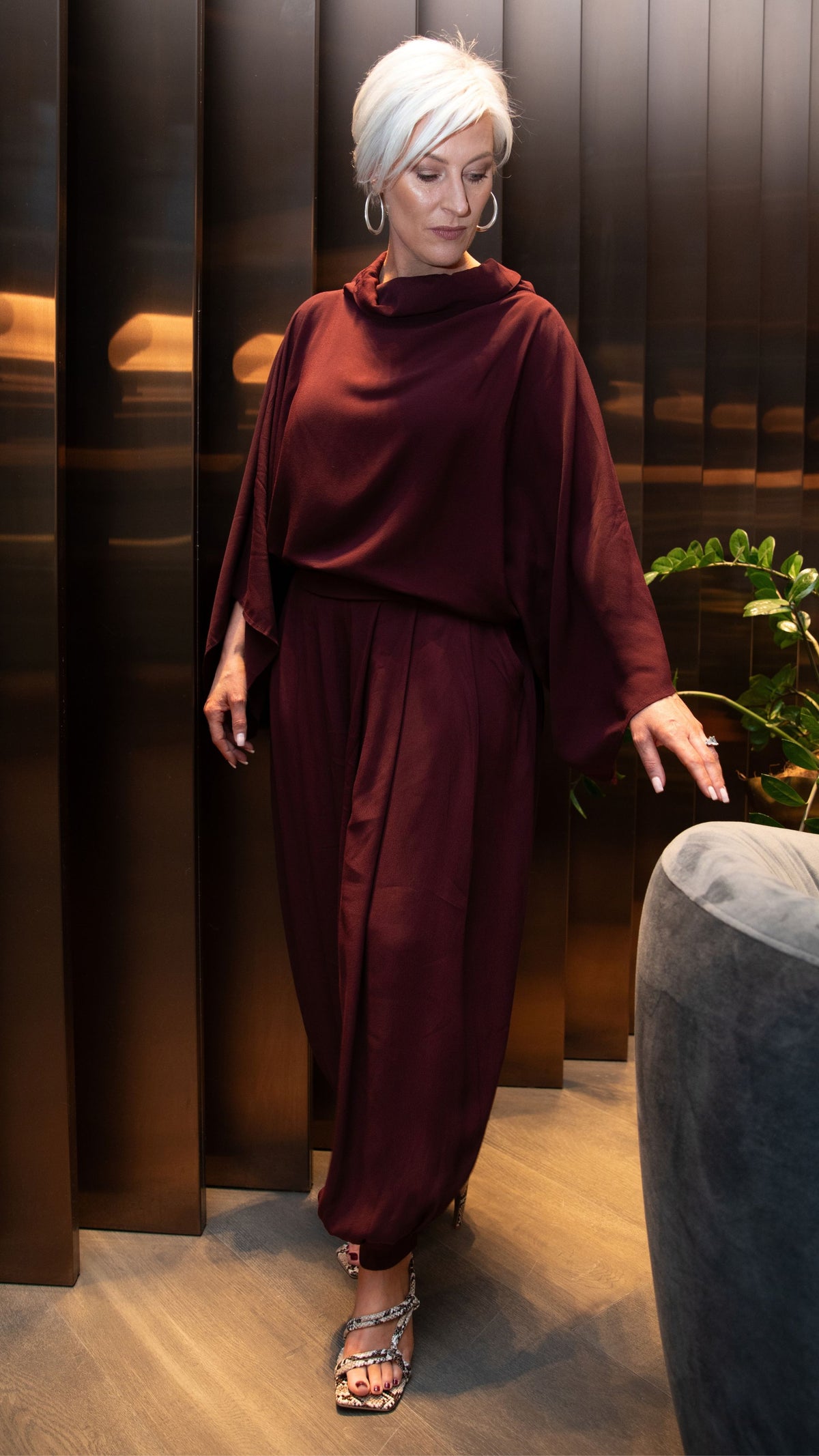Haruka pants - Merlot