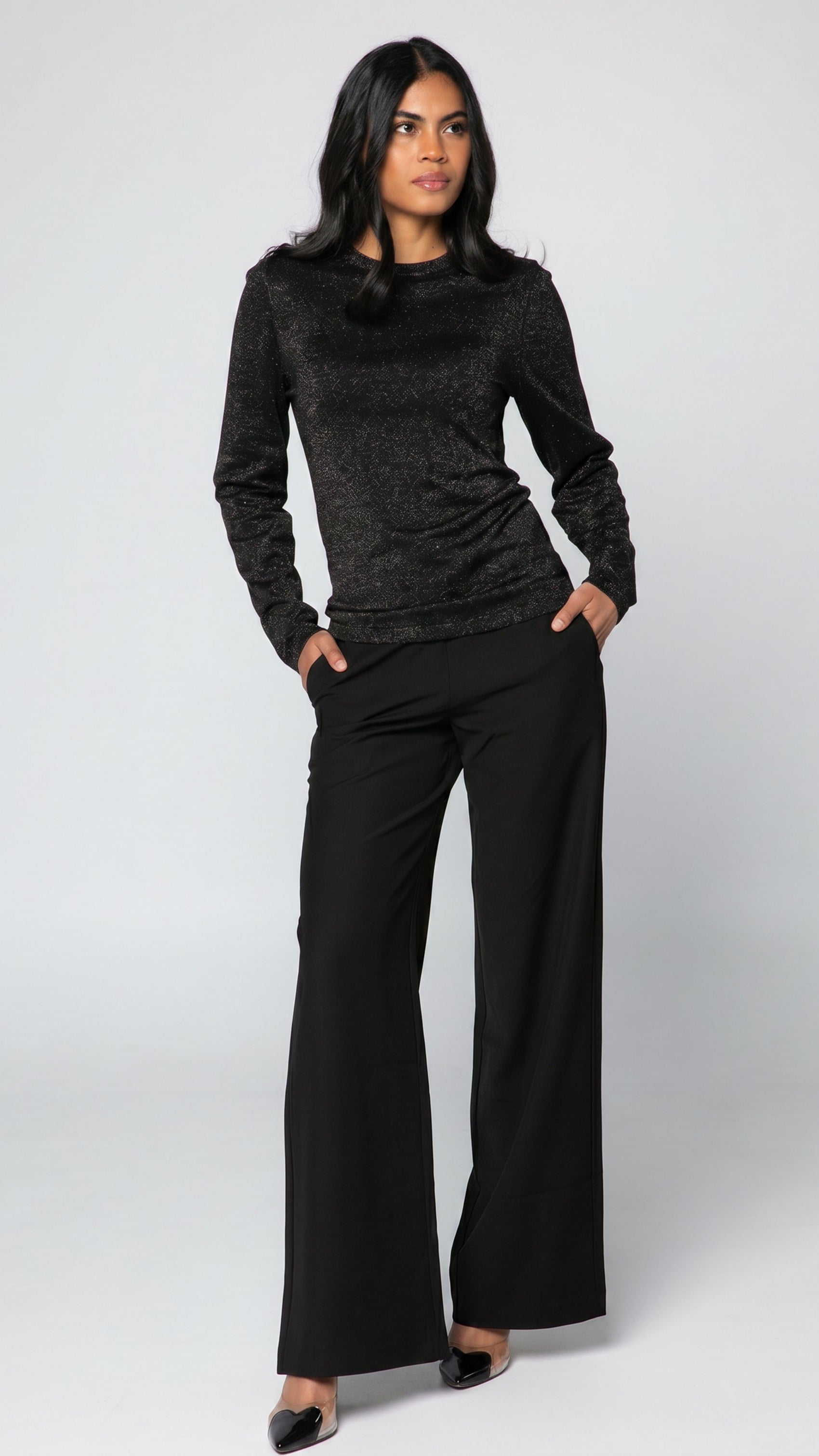 Nova Glimmer Knit - Black