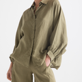 Ryder Linen Shirt - Pistachio