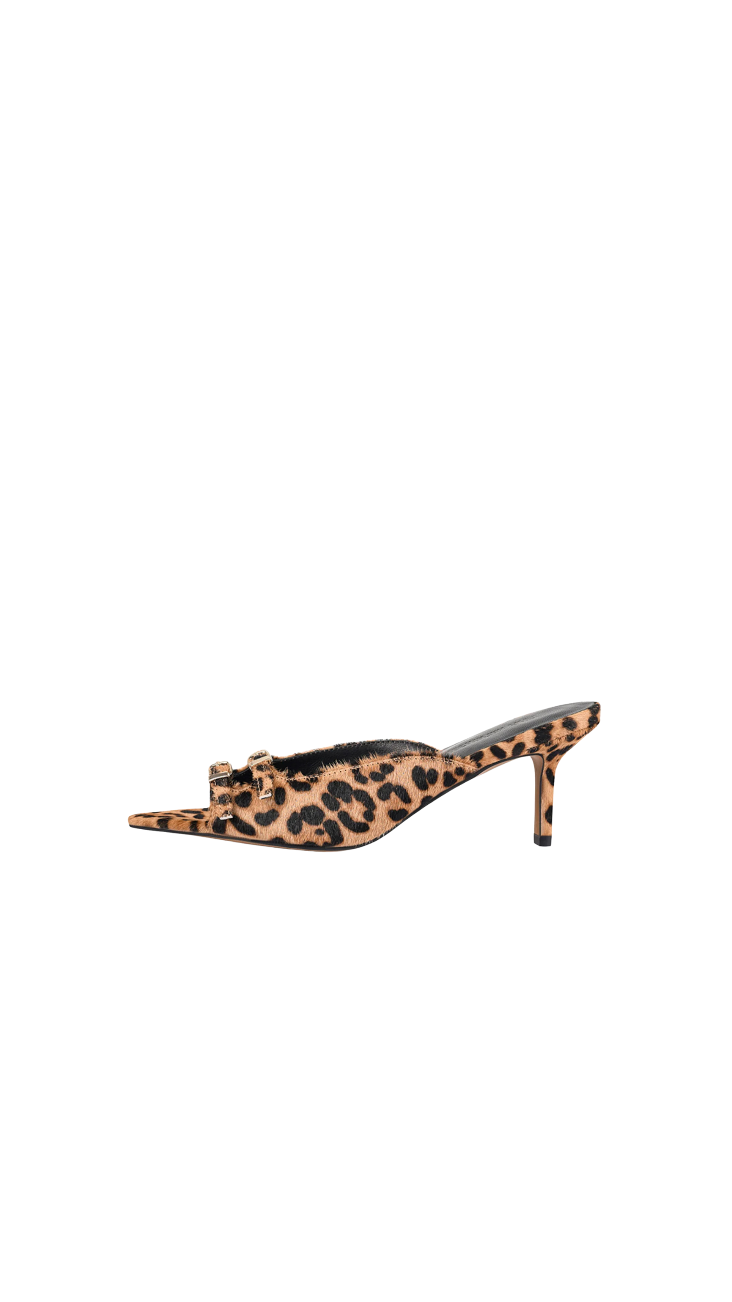 Lana Wilkinson - Shannon Mule Sandal Leopard Print Pony