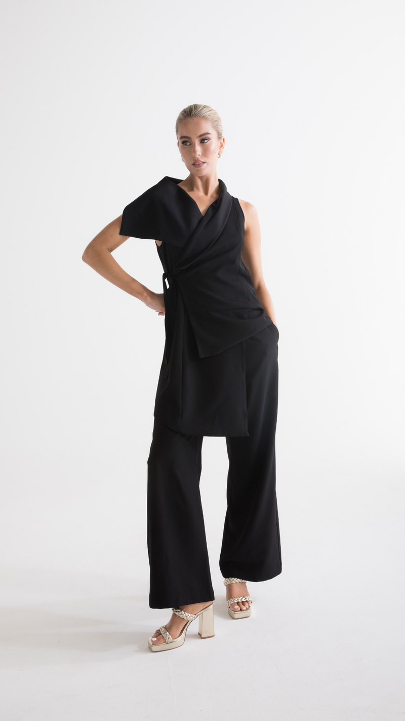 Aliza Vest - Black