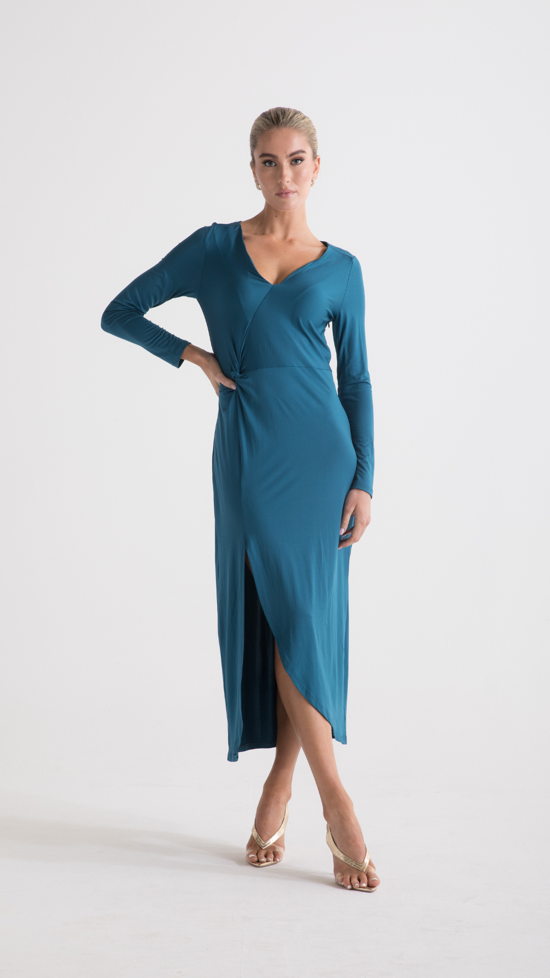 Bella Dress - Teal