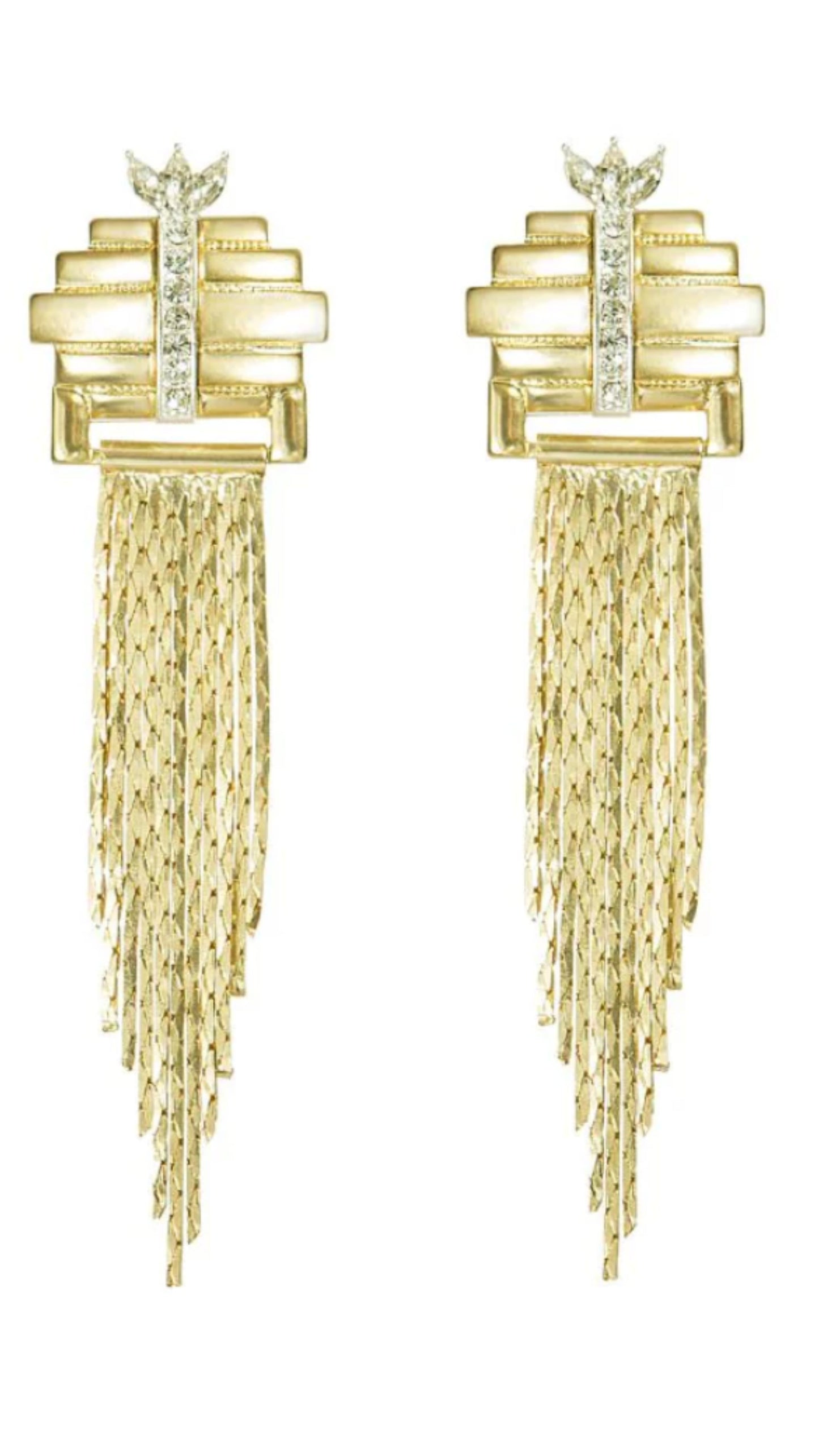 Kitte Soiree Earrings - Gold