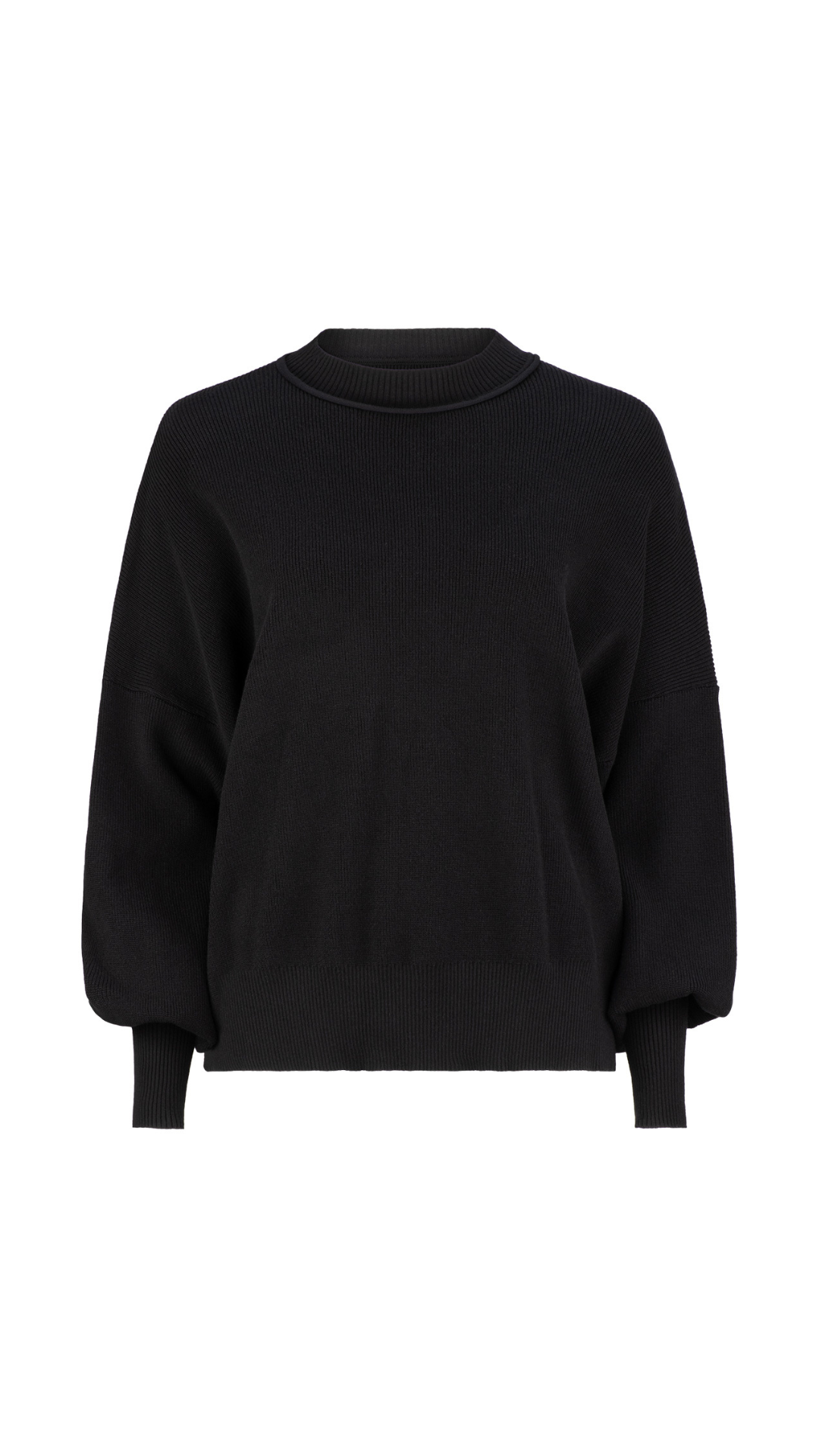 Marco Lightweight Cotton Top - Black