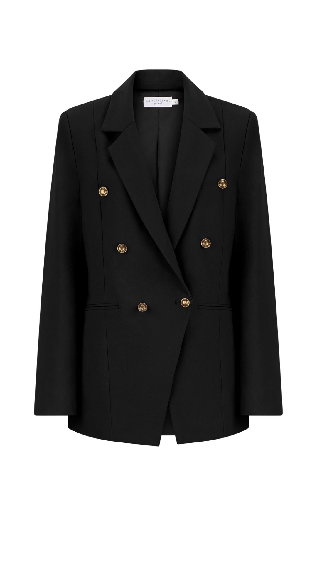 Valentina Stretch Blazer - Black