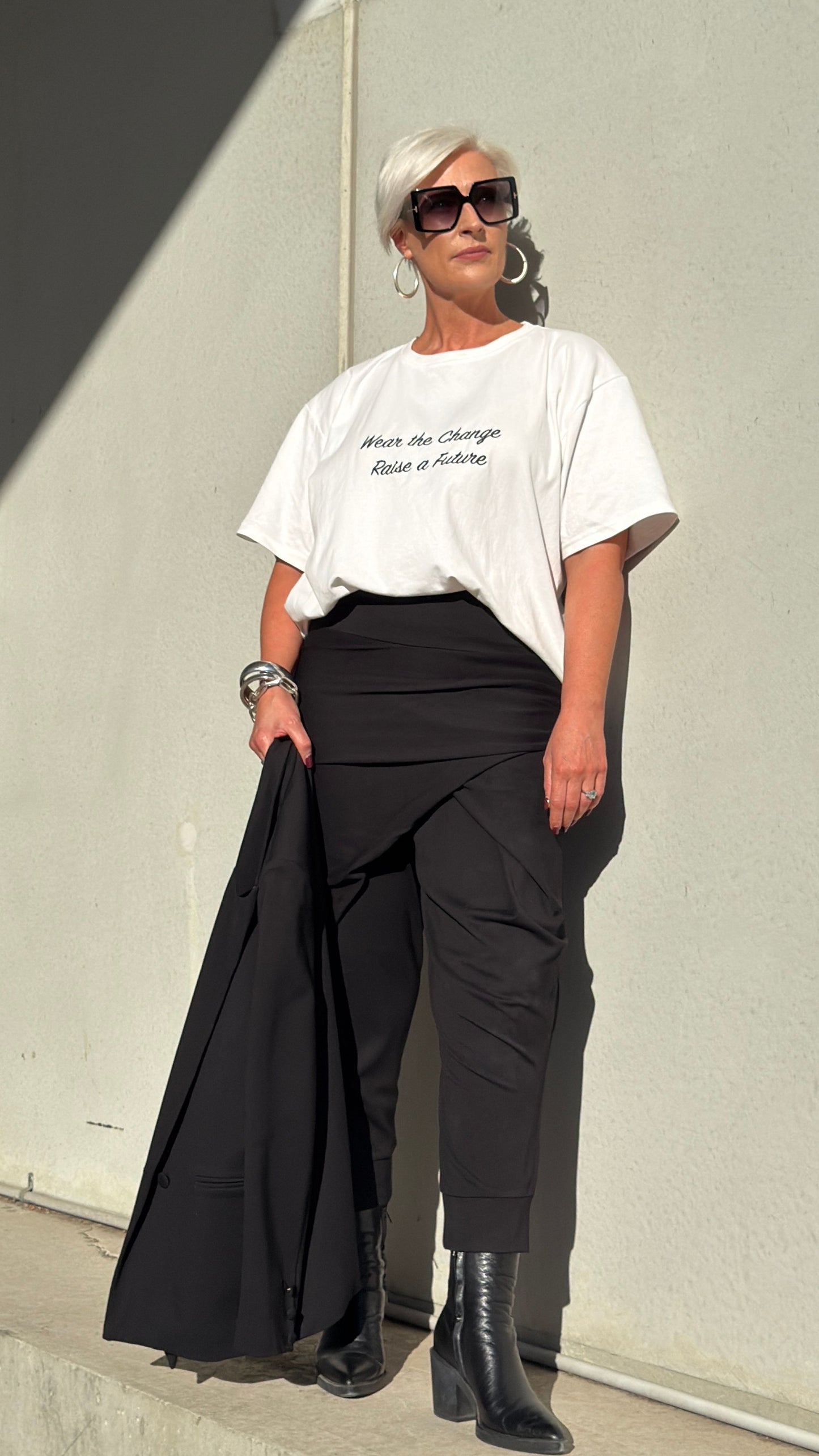 Little Lives Orphanage Oversized, Relaxed Charity Tee - White