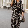 Georgie Rayon Shirt - Black Print