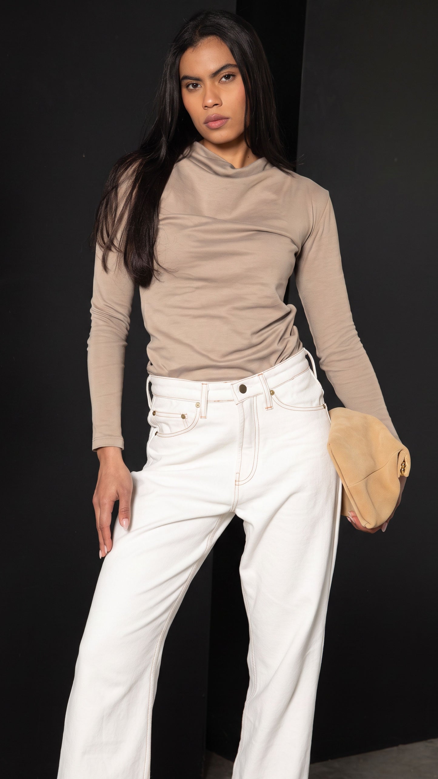 Capsule Cotton Air Top - Mushroom