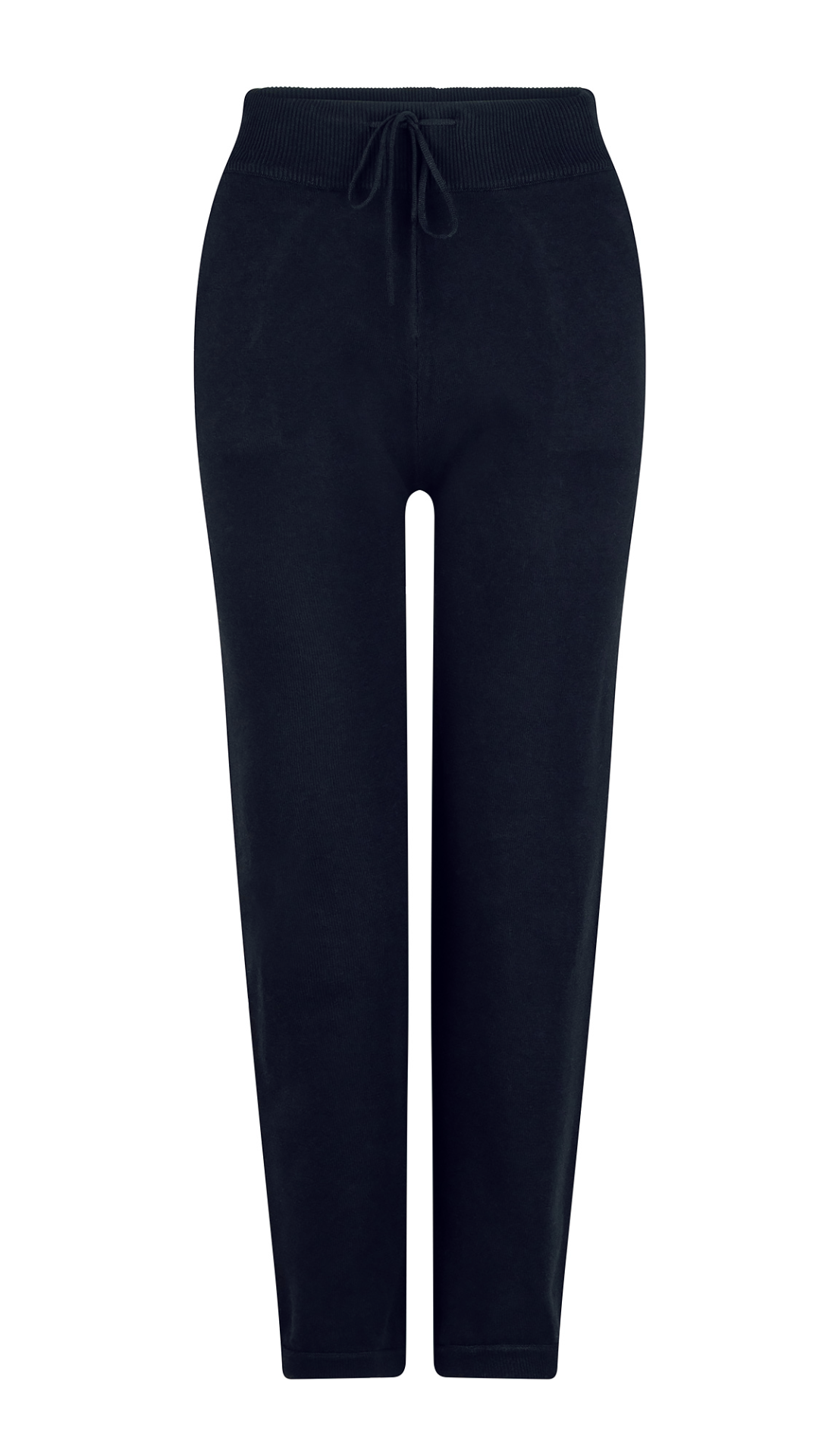 Yasmine Cotton Knit Pants - Navy