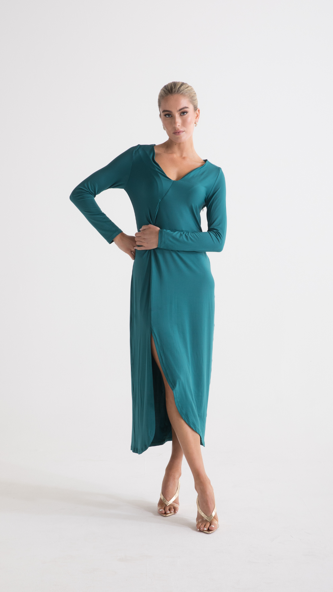 Bella Dress - Sea Green