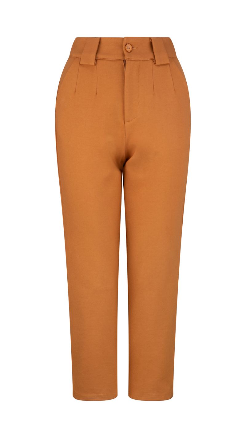 Ida Ponte Pants - Toffee Brown