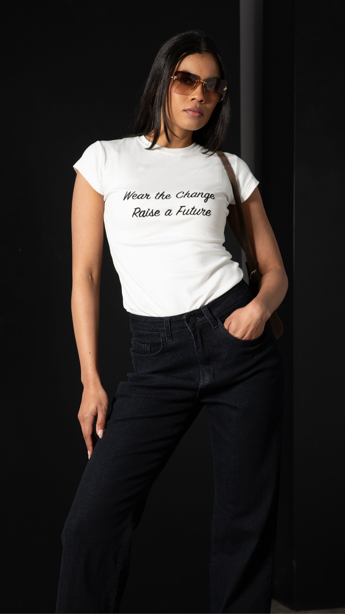 Little Lives Orphanage Fitted Charity Tee - White