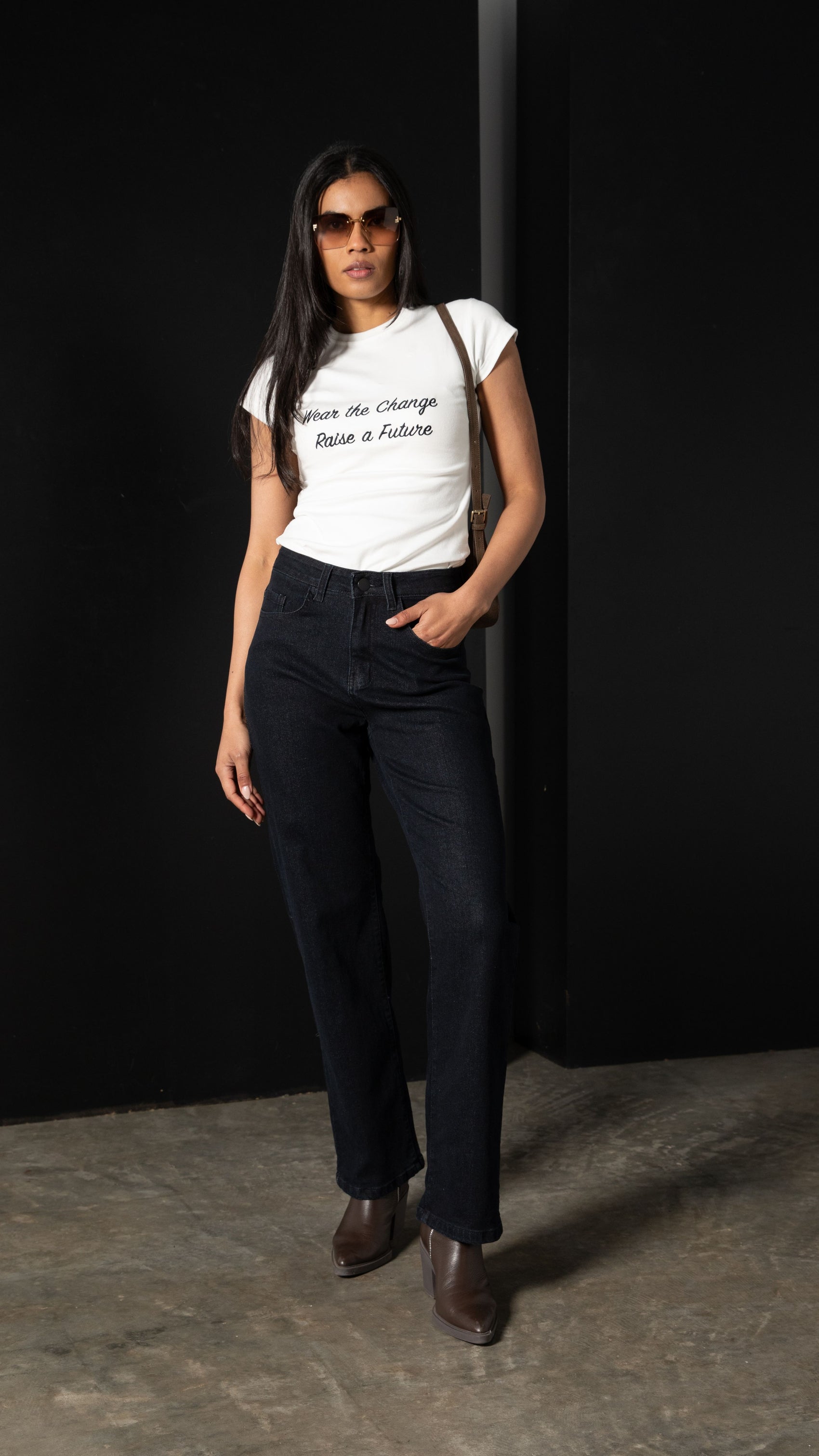 Jasper Everyday Essential Stretch Jeans Long - Dark Blue