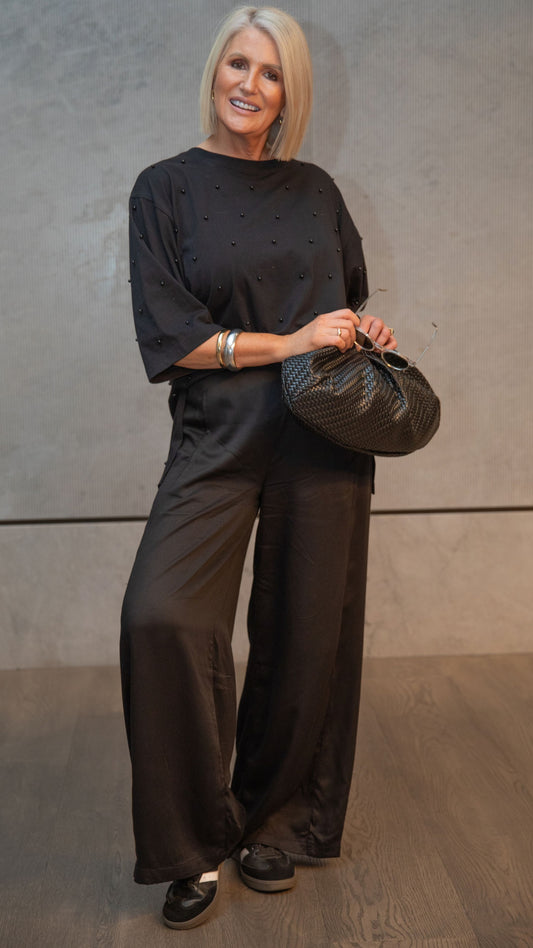 Solene  Pant - Black