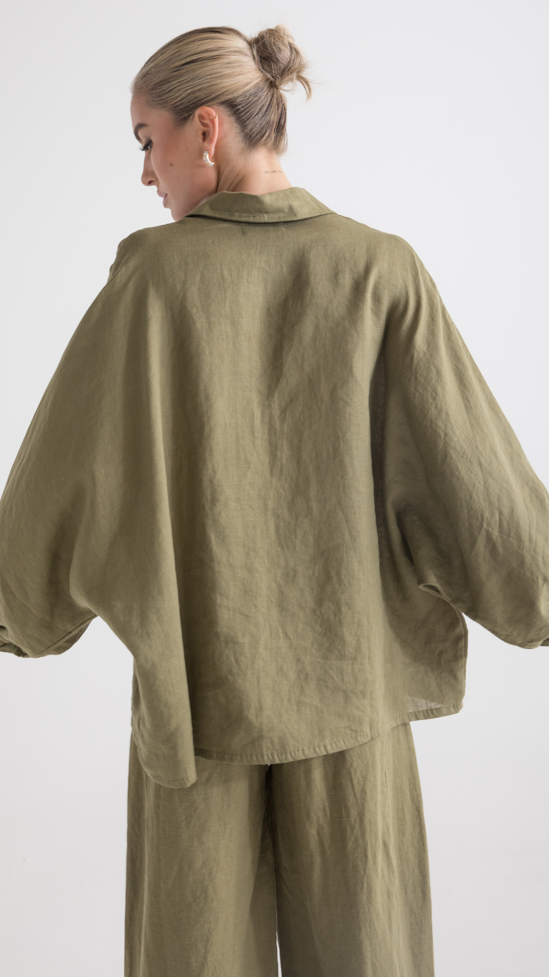 Ryder Linen Shirt - Pistachio