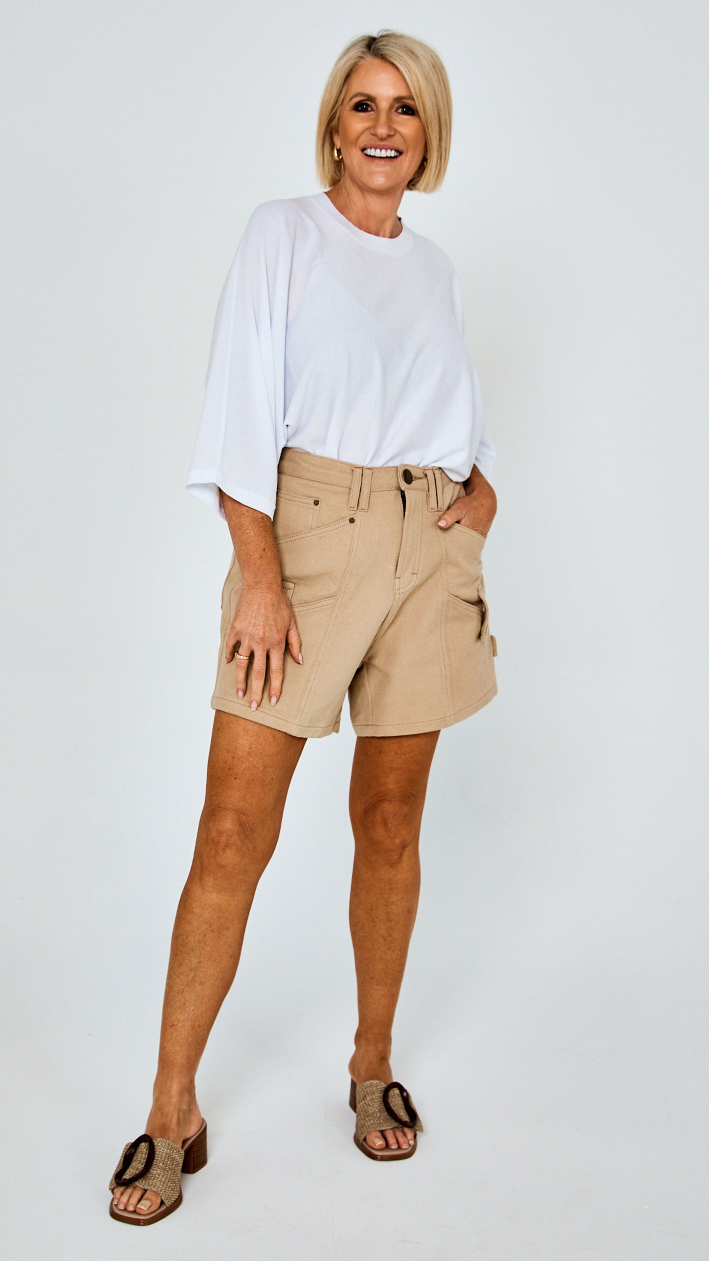 Dallas Lightweight Cotton Top - White