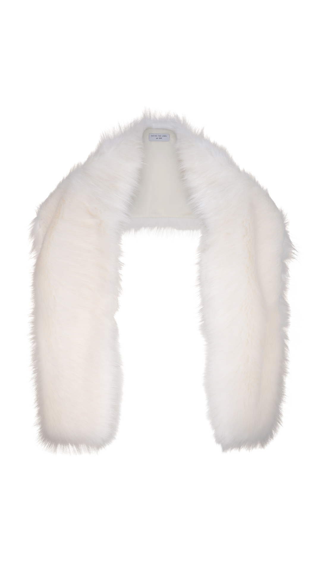 white mink shawl