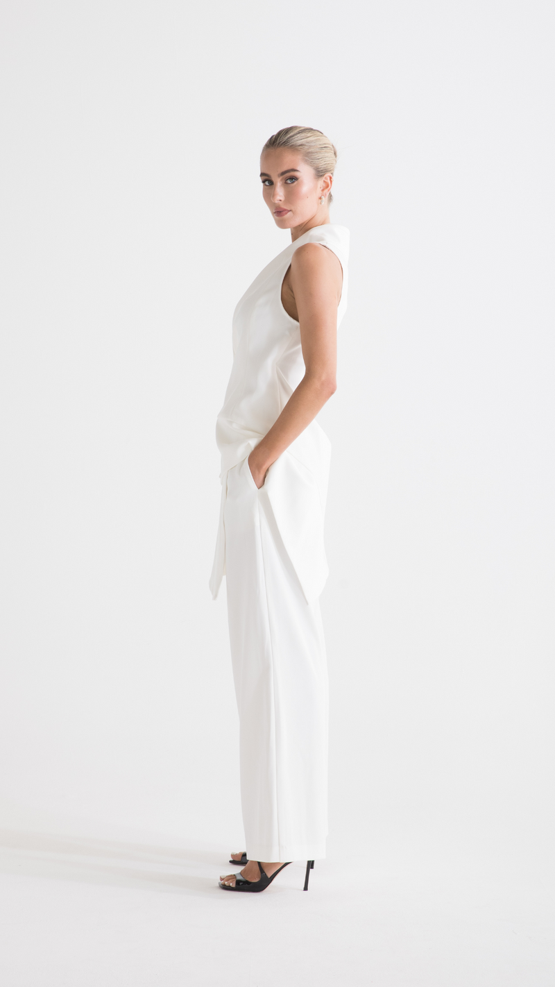 Aliza Vest - White