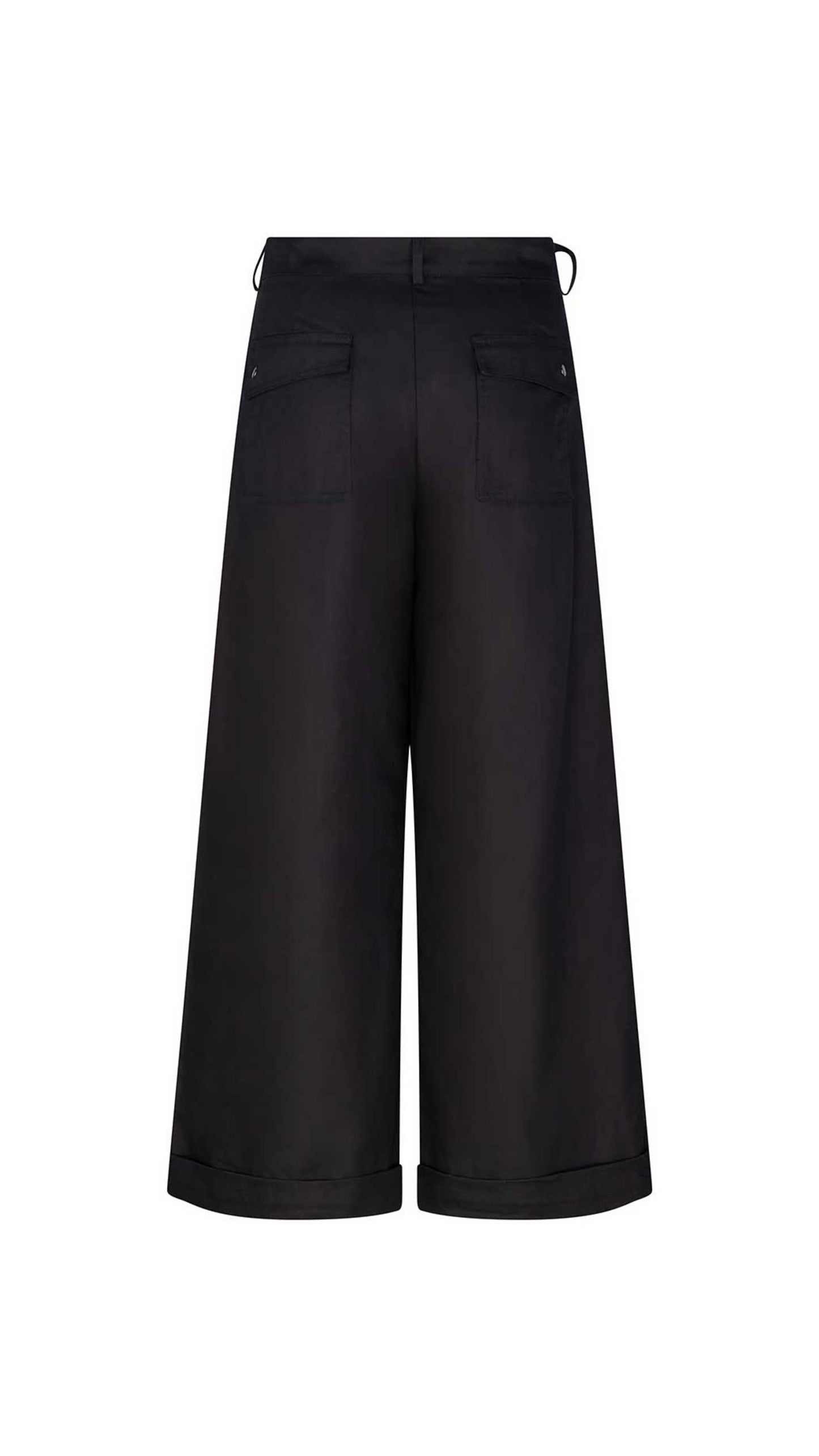 Rhett Cotton Canvas Pants - Black