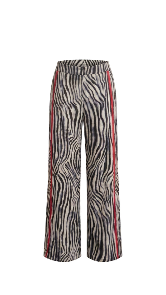 Layla Rayon Pants - Zebra Print