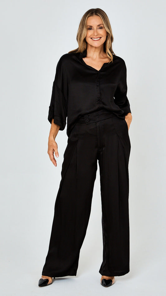 Sarita Bespoke Ecovero Satin Shirt