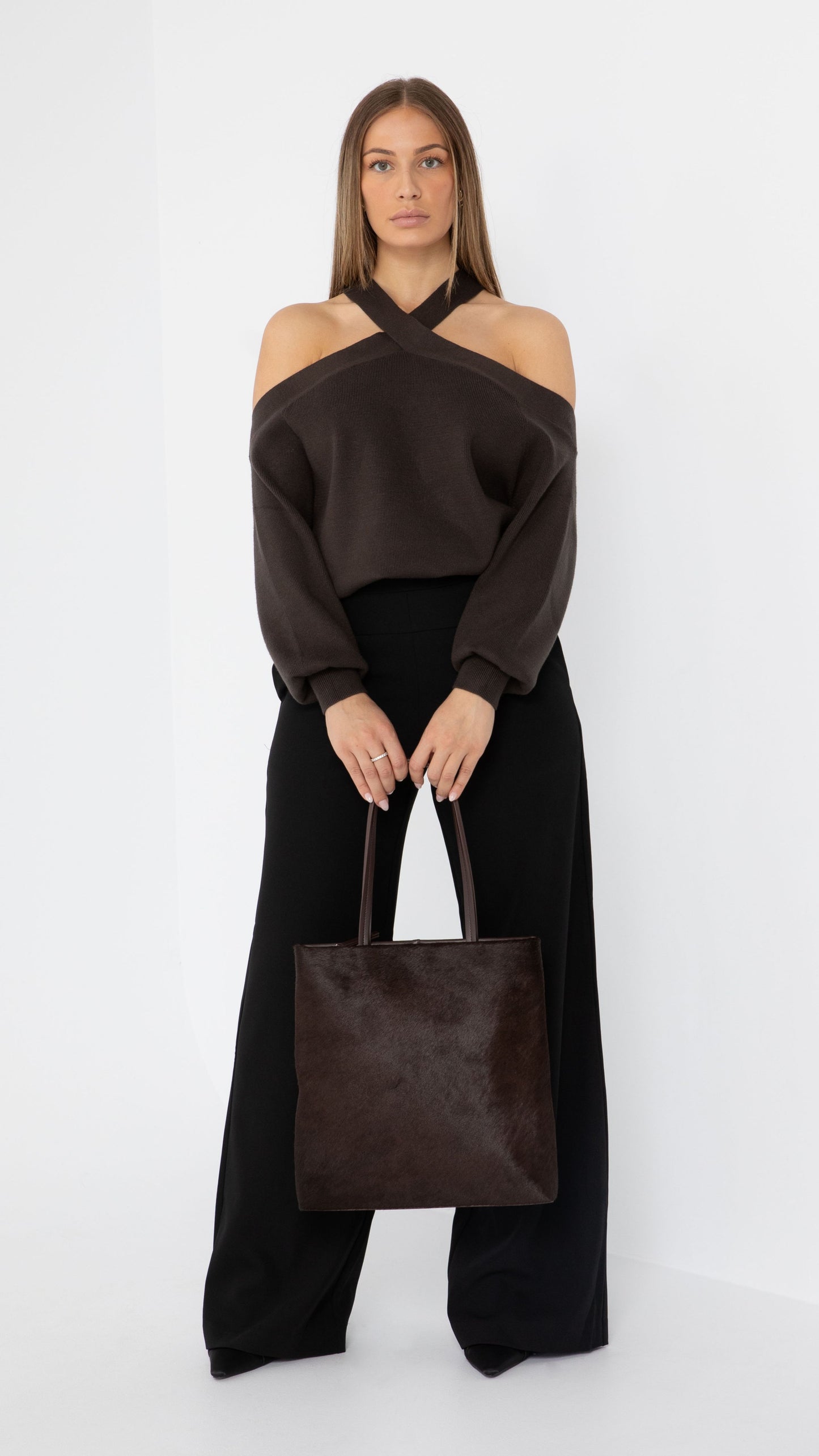 The Block Soft Knit - Chocolate