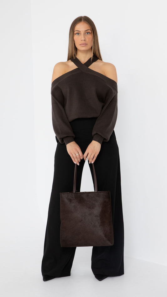 The Block Soft Knit - Chocolate