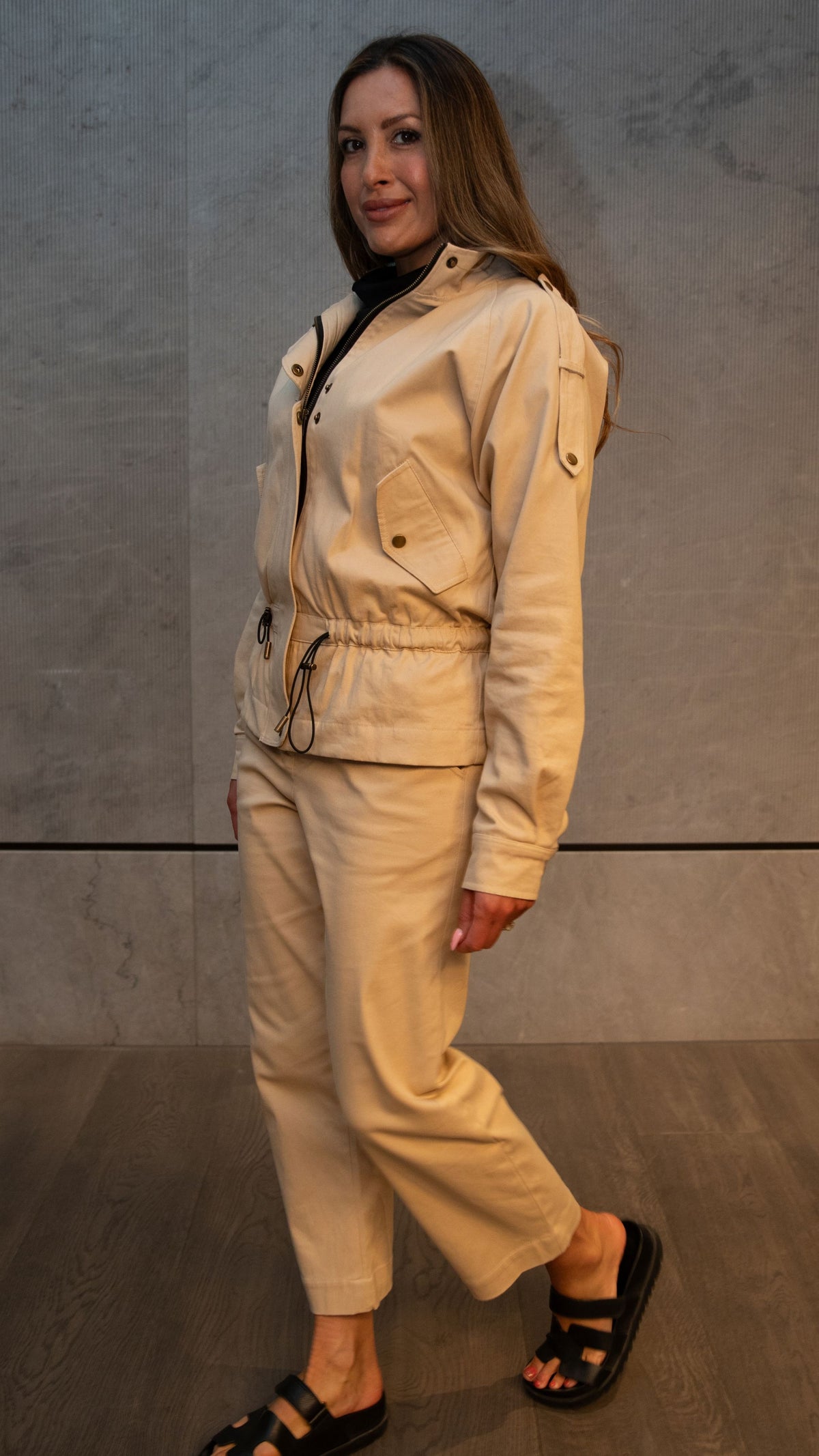 Ishka Safari Jacket - Beige